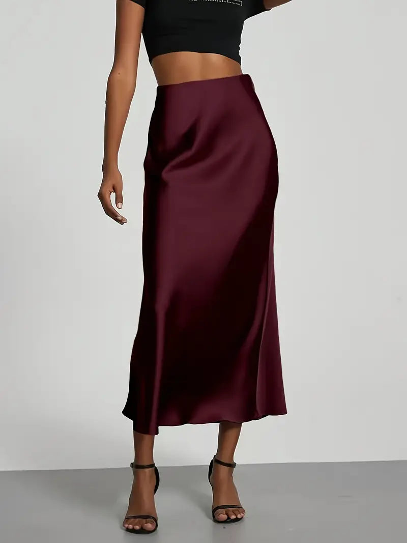 jupe satin