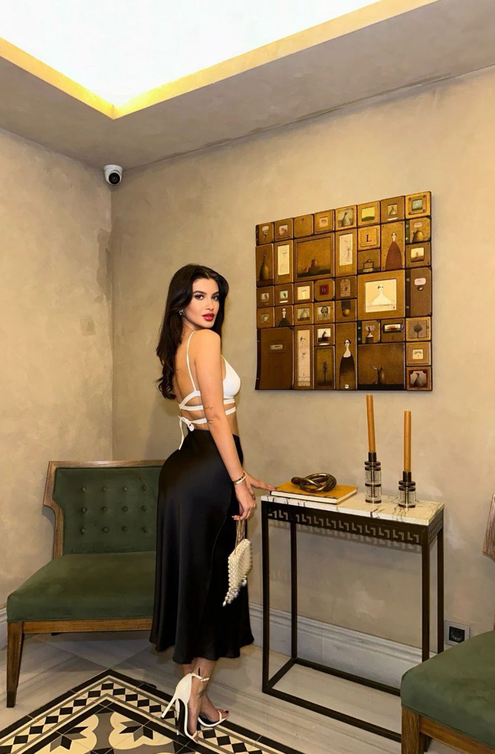 jupe satin