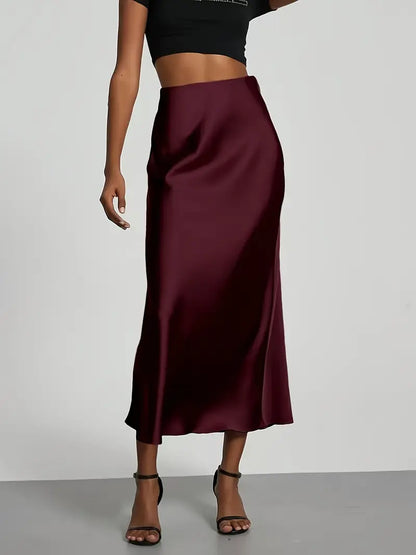 jupe satin