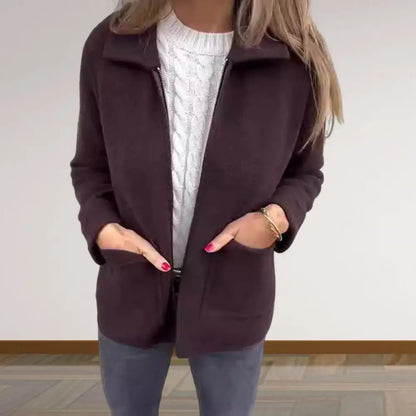 Veste cardigan élégante en laine